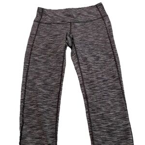 Athleta Tight‎ Leggings - Grey  with Bottom Slit  - Size S Small